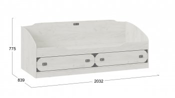 Кровать с ящиками «Калипсо» - ТД-389.12.01 в Ленске - mebel154.com
