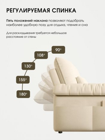 Диван-кровать ЛУНО 160см в Ленске - mebel154.com