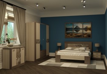 Модульная спальня Николь в Ленске - mebel154.com