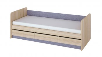 Кровать Индиго с 3-я ящиками ПМ-145.15 в Ленске - mebel154.com