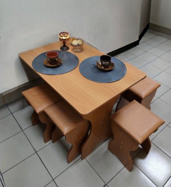 Обеденная зона Миссия (бук) в Ленске - mebel154.com