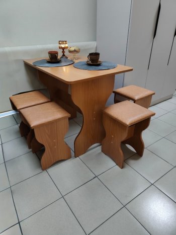 Обеденная зона Миссия (бук) в Ленске - mebel154.com