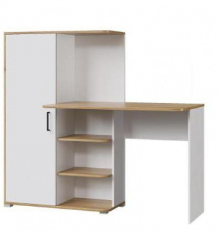 Стол со шкафом STIF белый(правый/левый) в Ленске - mebel154.com