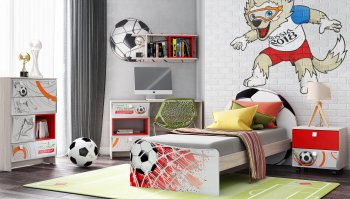 Комплект для детской Футбол(ваша меб.) в Ленске - mebel154.com