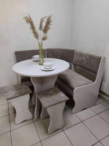 Кухонный уголок Лотос ткань в Ленске - mebel154.com