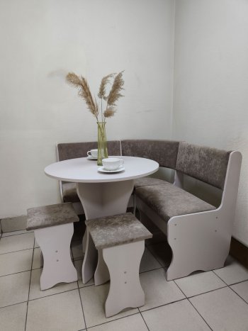 Кухонный уголок Лотос ткань в Ленске - mebel154.com