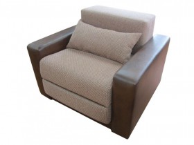 Кресло-кровать №2  (Рогожка №2008) в Ленске - mebel154.com