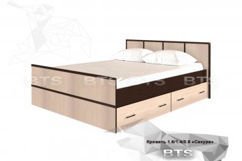 Кровать Сакура 1600(бтс) в Ленске - mebel154.com