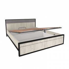 Кровать 1600 с подъемным механизмом Техно в Ленске - mebel154.com