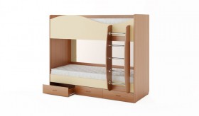 Кровать 2-х ярусная с ящиками в Ленске - mebel154.com