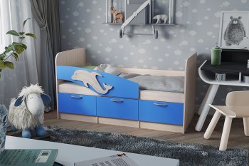 Кровать Дельфин 1.6 в Ленске - mebel154.com
