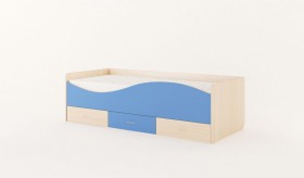 Кровать детская с ящиками Волна в Ленске - mebel154.com