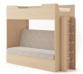 Кровать двухъярусная с диваном в Ленске - mebel154.com