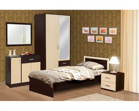 Кровать 900  Фриз с настилом в Ленске - mebel154.com