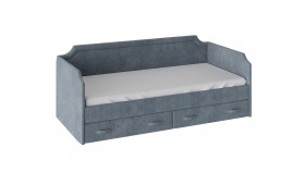 Кровать с мягкой обивкой и ящиками Кантри Тип 1 (900) в Ленске - mebel154.com