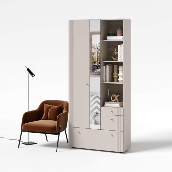 Вешалка с зеркалом Одетта (ВШ1) в Ленске - mebel154.com