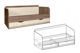 Сенди кровать с ящиками в Ленске - mebel154.com