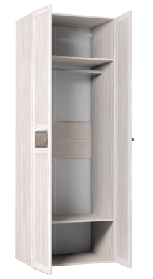 Шкаф для одежды 2-х дверный 54 Карина в Ленске - mebel154.com