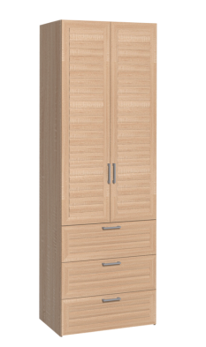 Шкаф для одежды 2-х дверный с ящ 12 Регата в Ленске - mebel154.com