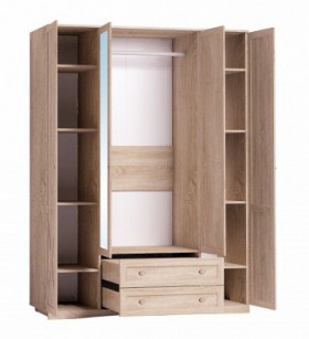 Шкаф для одежды 4-х дверный 9 Adele в Ленске - mebel154.com