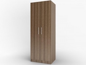 Шкаф распашной ш 800-2 двери (со штангой) в Ленске - mebel154.com