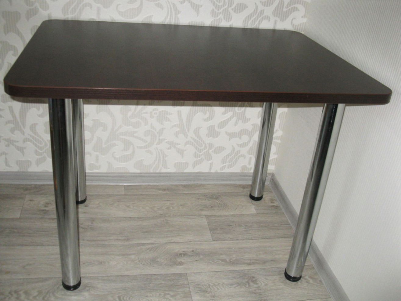 Обеденный стол Хром 9 в Ленске - mebel154.com